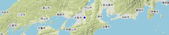 A map of Nara.