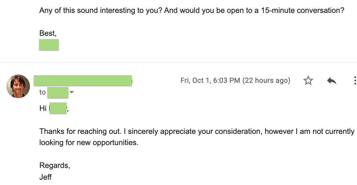 An example automatic reply.