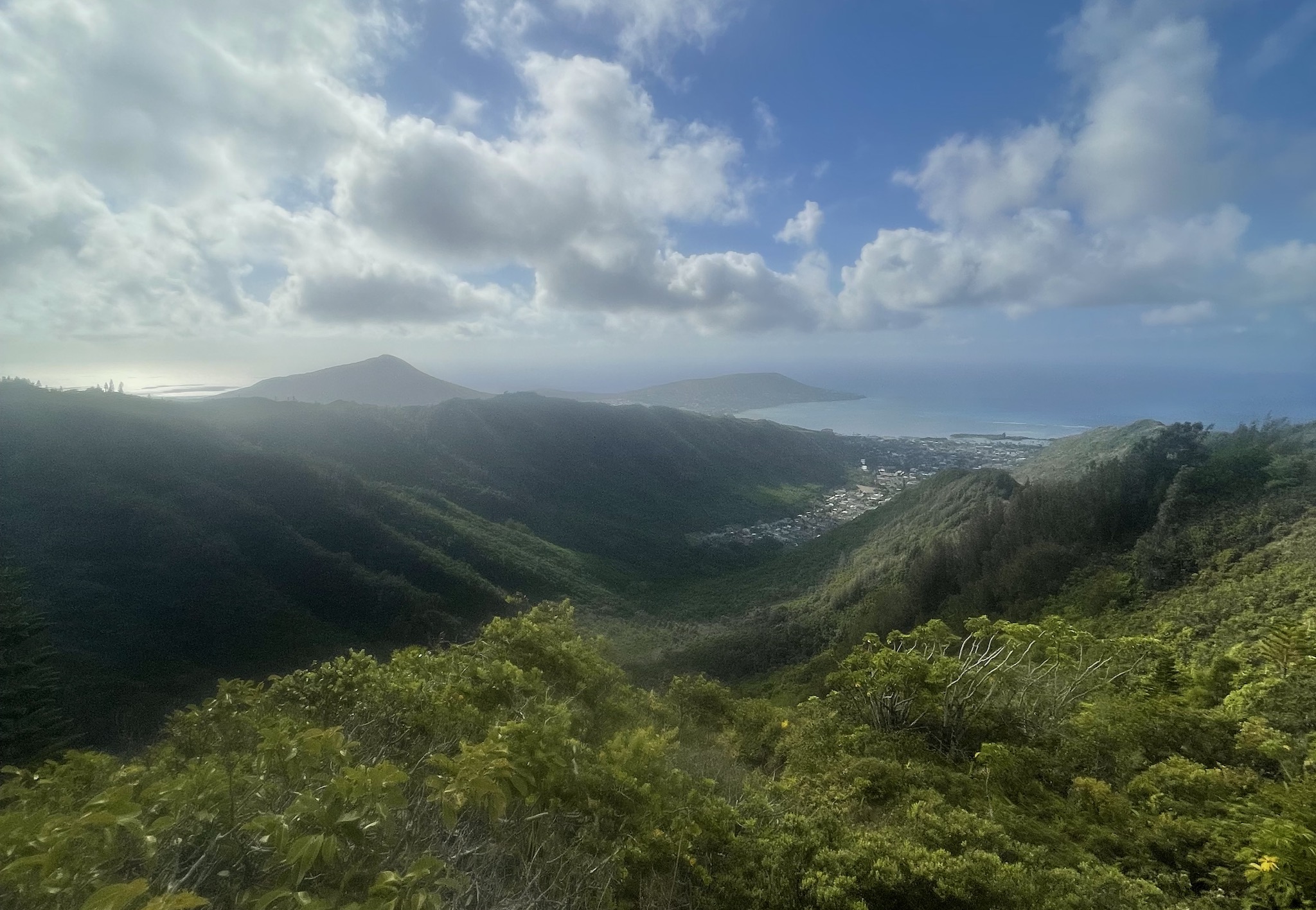 View from the first ridge.
